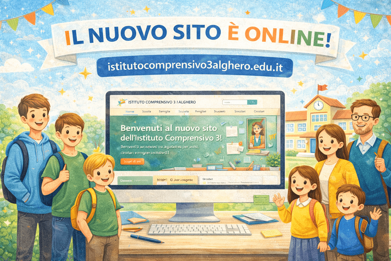 Online il nuovo sito della scuola!
